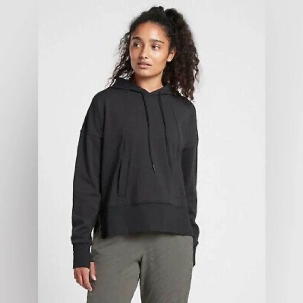 ATHLETA (Fall 2020) Mission Hoodie Black Sweatshirt size S